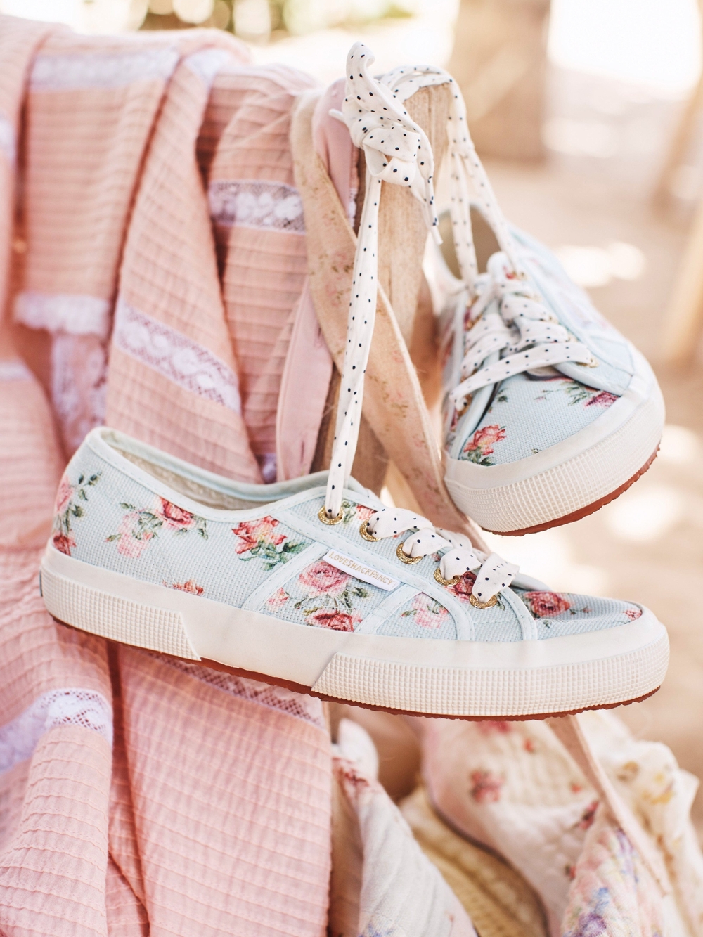 Loveshackfancy X Superga Floral  Sneakers